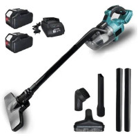 Портативний бездротовий автомобільний пилосос 48V/5Ah з 2 акумуляторами — максимальна потужність та свобода руху